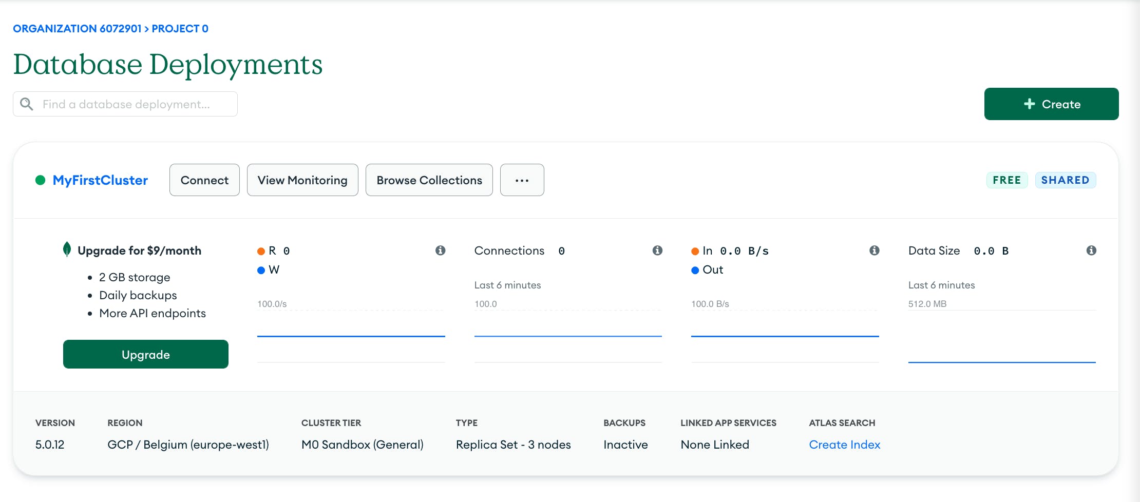 how to create user and database in mongodb